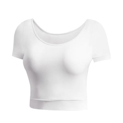 China New Product Hot Sale Womens Breathable Yoga Body Clothing Suits T-shirt for sale