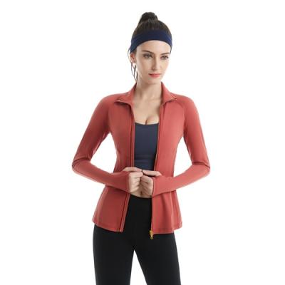 China New Quality Guarantee Low Price Sustainable Sport Zip-Up Long Sleeve Full Sleeve Yoga for sale