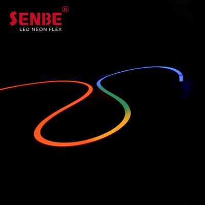 China LANDSCAPE Senbe Lighting F15S Pixel RGBW SPI Material Flat Flexible PVC Lamp Body LED Light Strip Waterproof for sale