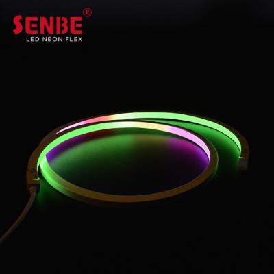 China LANDSCAPE Senbe Lighting F22S RGBW Pixel SPI IP68 Injection Molding Wire PVC Material LED Bottom Decoration Lights Outdoor for sale