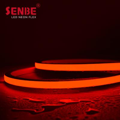 China LANDSCAPE Senbe F22A Vertical Bending Flex Neon Ribbon SMD5050 LED Neon Cable RGB Topview LED for sale