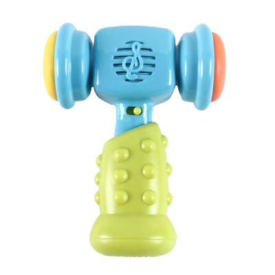 China Hot Sale Educational Toy Ring Hammer Baby Interesting Soft ABS Baby Toy for sale