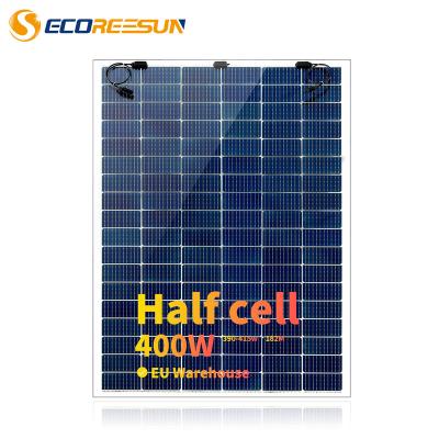 China REESUN China Production Line Customized 182mm 108cells 400W Solar Panel PV Module Solar Power Products For Home Electricity 182mmx182mm for sale