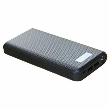 China 100% Full Capacity 20800mAh Backup Dual USB LCD Mobile Battery Backup Charger for sale