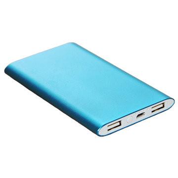 China Travel 4000mAh Metal Dual USB Universal Portable Power Bank Backup Charger for sale