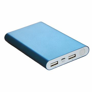 China Aluminum 8000mAh Metal Square Universal Portable Power Bank USB Battery Charger for sale