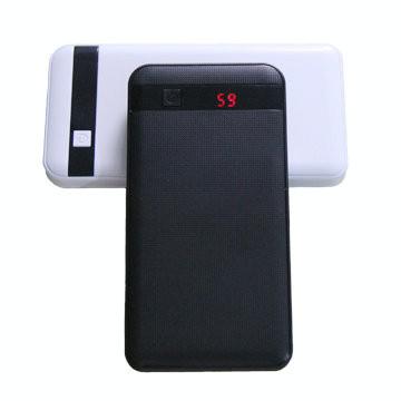 China Universal Portable Power Bank Slim 8000mAh Micro USB ABS Plastic Mobile Charger for sale