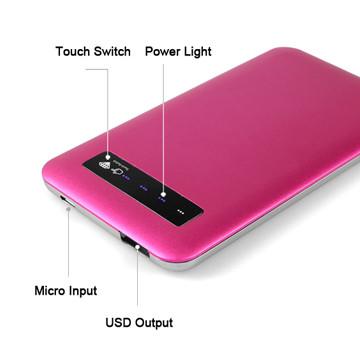 China 1.5A Mobile Portable Slim Sufficient Capacity Li-polymer 4000 mah Power Bank for sale