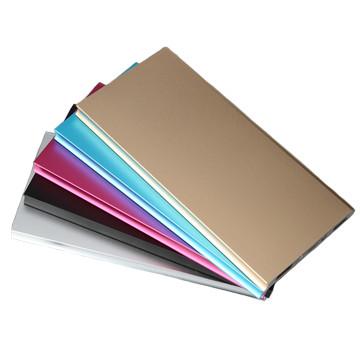 China 8000mAh Slim Aluminum Metal Book Style Multi-function Li-polymer Power Bank for sale