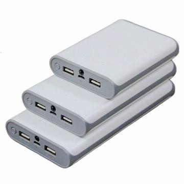 China 10400mAh High Capacity Dual USB LED Li-ion Power Bank For Blackberry / Samsung for sale