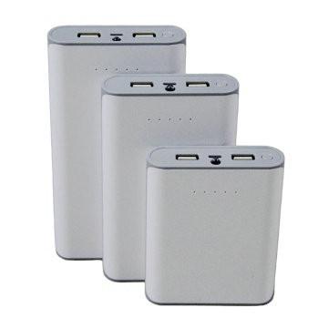 China Outdoor Travel 20800mAh Gray Backup Rechargeable Li-ion Battery Power Bank for sale