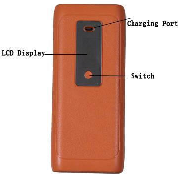 China ABS Plastic LED LCD Smart 13000mAh Portable Power Bank For Mobile Devices for sale