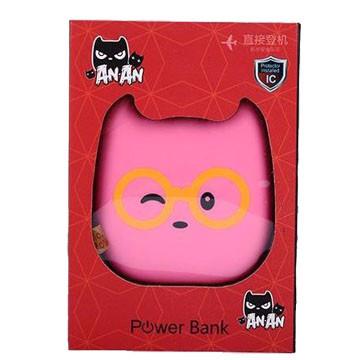 China Fashionable Dual USB 7800mAh Cartoon Power Bank External Battery with ABS Shell for sale