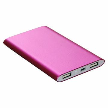 China Universal 4000 mAh Rechargeable Mobile Power Pack , Mobile Phone Backup Charger for sale