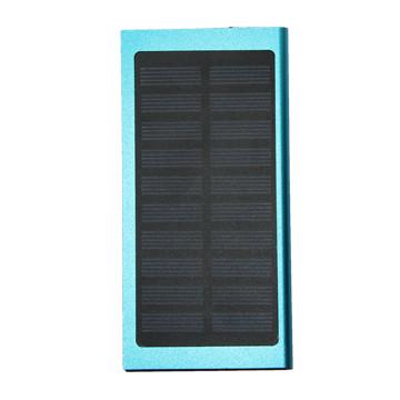 China Super Slim Matal Solar Panel Power Bank 8000mAh for iPhone iPad Tablet for sale