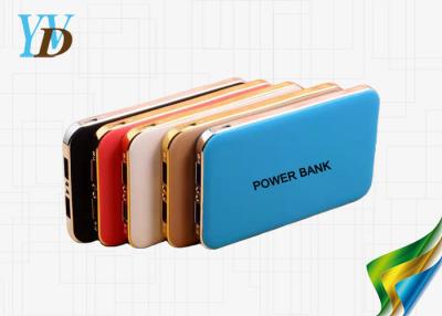 China 4000mAh Rubber Oil Case Ultra-thin Li-polymer Power Bank , 2.1A Output / LED for sale