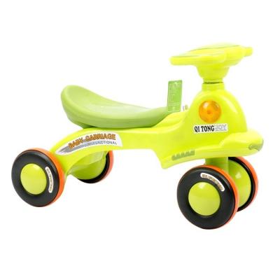 China New Safety Design Kids Swing Car 4 Wheels Lovely Swing Car For Kids With Music for sale