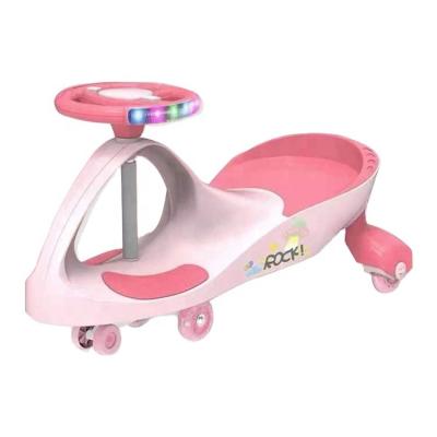 China Safety 2022 Popular Models Children Swing Car 4 Wheels Wiggle Car For Kids for sale