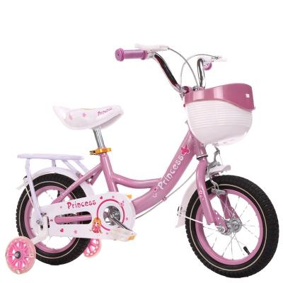 China Popular Princess Professional Bike Manufacturer Good Quality Lovely Kids Bikes For Girls With Plastic Basket for sale