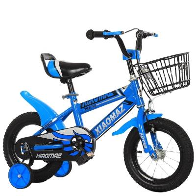 China Popular 16 Inch Bicycle Children's Carbon Steel Bike Training Cycle 4 Wheel Children's Bike Bicycles With Basket for sale