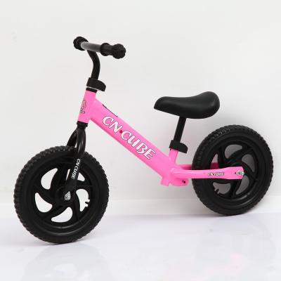 China Hot Selling Alloy Frame Baby Steel Balance Bike Bike Without Pedal Chains 12 Inch Child Balance Bike for sale