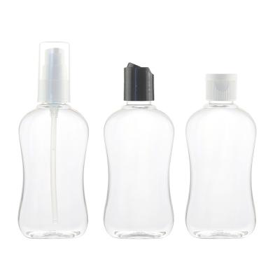 China Cosmetic Moisture Lotion Sample Bottle 105ml 120ml PET Spray Bottling Bottle Can Be Fitted With A Variety Of Lids for sale