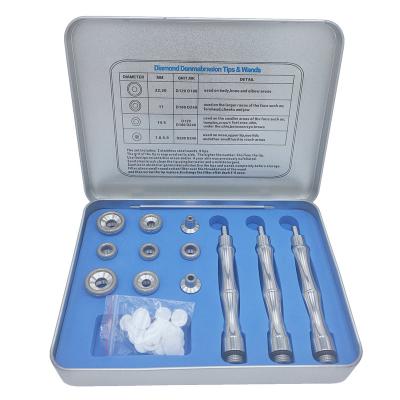 China Best Exfoliators Quality Skin Dermabrasion Diamond Microdermabrasion Replacement Tips and Wands Set for sale