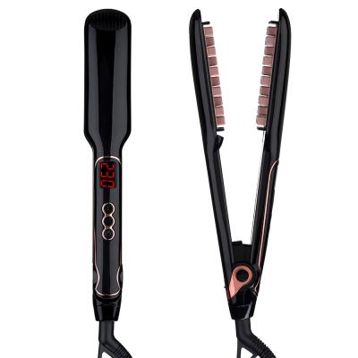 China Outdoor hair straightener professional care salon hairdressing volumizing flat iron hair straightener for sale