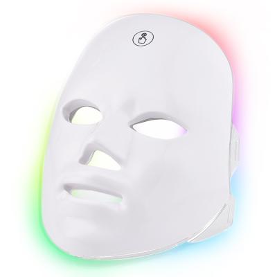 China Pigment Removal 2021 New Arrivals 7 Colors Home Portable Beauty Salon Led Light Therapy Led Face Mask for sale