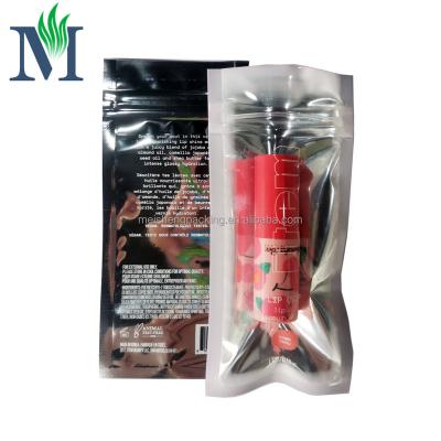 China Moisture Proof Resealable Printed Plastic Pouches Heat Sealed Aluminum Foil Zip Lock Bag For Liquid Cosmetic Packaging for sale