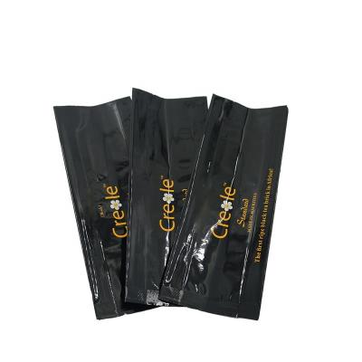 China Glossy Black Metallic Potato Chips Dry Spices Packaging Bag Custom Flat Pouch Printing Foil Back Seal Bag Wholesale Moisture Proof Pillow and Film for sale