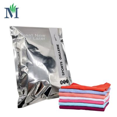 China Custom LOGO Printed Mailer Clothes Packaging Safety Clothing Shoes Shipping Self Adhesive Mailing Bag Aluminum Foil Pouch for sale