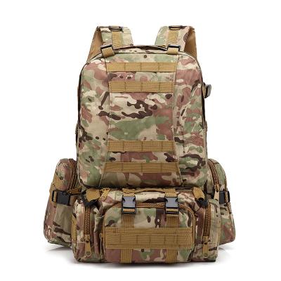 China Lupu Bl 002 Waterproof Black 55l Rucksack Tactical Customized Logo Oem /odm Wear Resistant Rucksack for sale