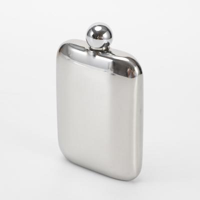 China Rectangular Hip Flask Stainless Steel Liquor Whiskey Liquor Pocket Wine Bottle Wine Jar for sale