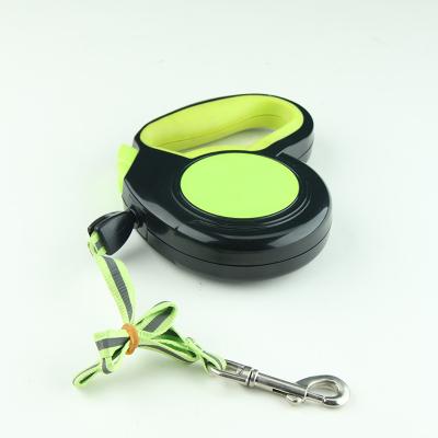 China Stocked 2022 New Design 3M Nylon Reflected Outdoor Automatic Dog Leashes Retractable for sale