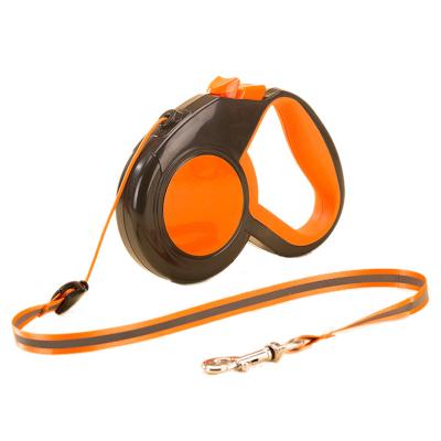 China Stocked Wholesale Custom Retractable Dog Leash Stretch 8M Nylon Automatic Dog Leashes for sale