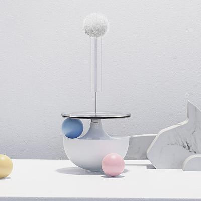 China Automatic Electronic Tumbler Stocked Pet Activity Sound Laser Cat Stick Teaser Interactive Toy Cat Toy for sale