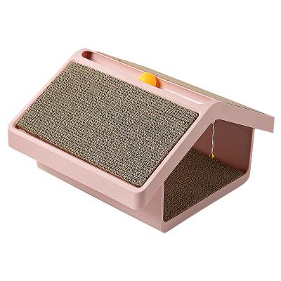 China Hot Selling Custom Made PET Stocked Cat House Cat Bed Indoor Scratch Good Quality for sale