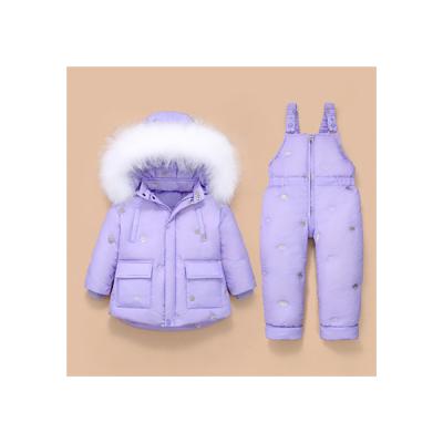 China Keep Warm Classic Infant Winter Outerwear Polyester Hooded Baby Warm And Windproof Design Bottom Suit for sale