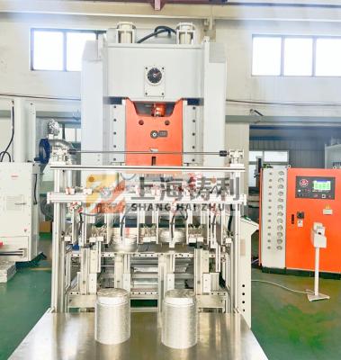 China SMC Aluminium Foil Container Manufacturing Machine 3003 H24 Aluminium Foil Box Making Machine for sale