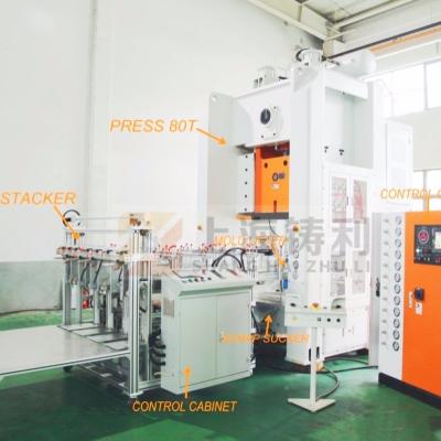 China 1250mm Foil Box Making Machine Pneumatic Vacuum Heat Treatment for sale