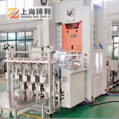 China Automatic Hot Sell Aluminium Foil Box Making Machine 260mm Aluminum Foil Box Machinery 3phase Smc Pneumatic for sale