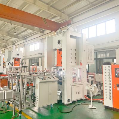 China 4 Cavities Aluminium Foil Manufacturing Machine 12000PCS/H Aluinum Foil Container making Machine for sale