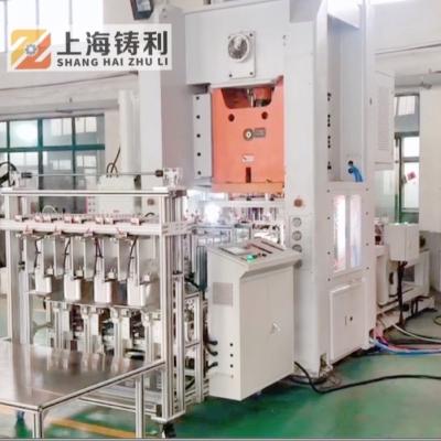 China Aluminium Foil Making Machine Aluminum Silver Foil Container Making Machine High Speed for sale