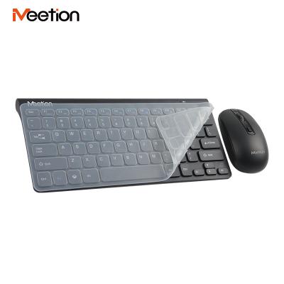 China Mini4000 Ultra Thin Slim Cute Portable Keyboards and Silent Compact Chocolate Mini Wireless Keyboard Set Wireless Mouse for sale