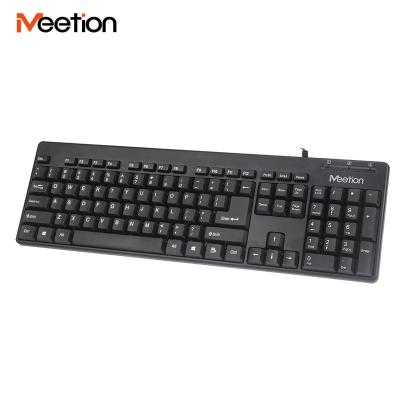 China AK100 Shenzhen Teclado Numeric Keypad Black 2020 Best Keybord Azerty PC QWERTY USB Wired Key Board Keyboard For Computer for sale