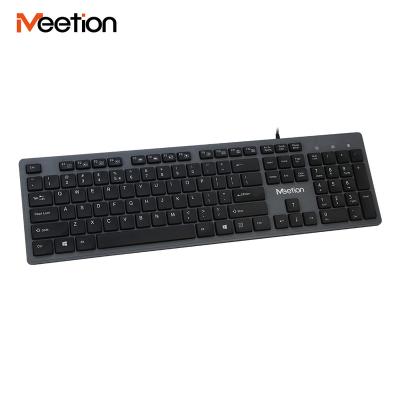 China Gray Modern Silent Russian Waterproof Numeric Keypad Best Price Space UK Ultra Thin Desktop Computer Keyboard K841 Dongguan For for sale