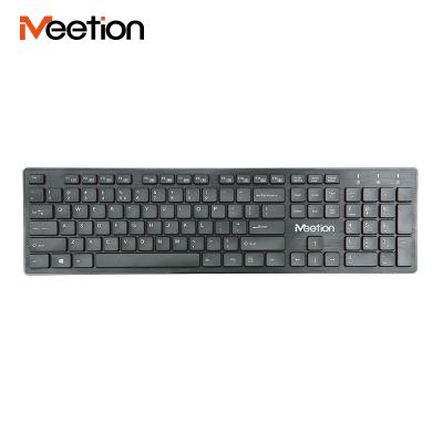 China WK841 Arabic Desktop PC 2.4G Wireless Waterproof Modern Office Spanish English-Russian Ultra Thin Wireless Keyboard For Computer for sale