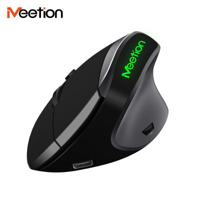 China MeeTion R390 Inalambrico Comfort 2.4G Verticale Comfort 2.4G Wireless Gaming O Computer Gamers Ergonomic Vertical Mouse for sale