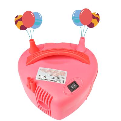 China Electric Pump Double Beak Balloon Fan Pump Festival Decoration Electric Balloon Compressor Portable Electric Pump Inflation for Party Decoration for sale